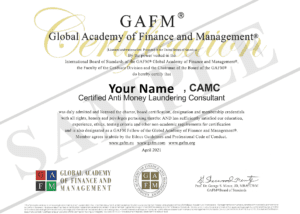 Certified Anti Money Laundering Consultant CAMC certificate training in Kuwait